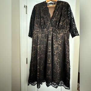 Kiyonna Mademoiselle Lace Cocktail Dress